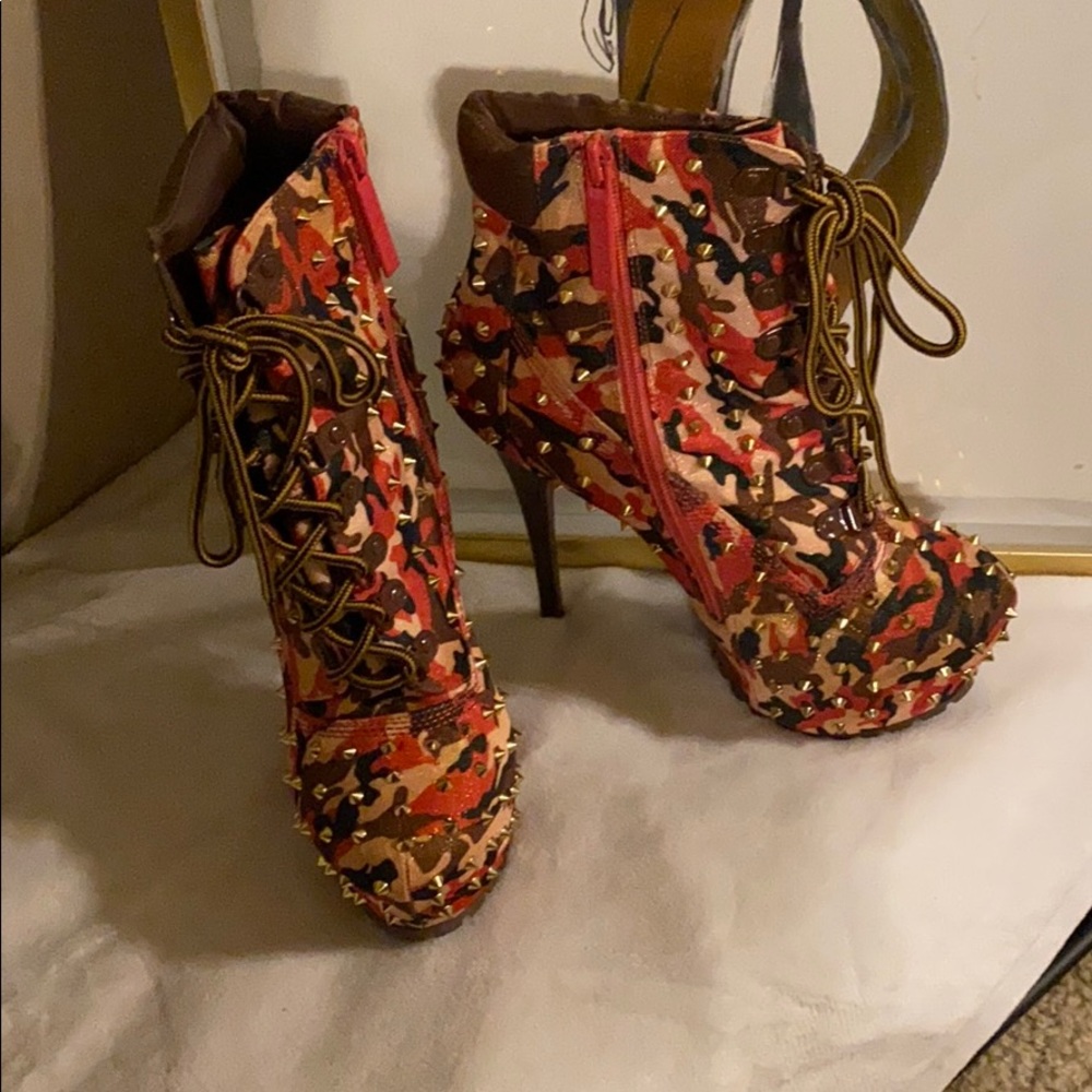 Spiked booties